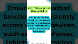 Verify Crossdevice Compatibility softwaretesting chatbots [upl. by Eanej]