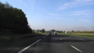 Driving On The M5 From J27 Tiverton To J28 Honiton England 19th August 2011 [upl. by Janette]