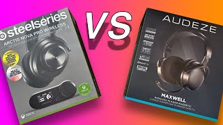 Audeze Maxwell VS SteelSeries Nova Pro Wireless WHO WINS [upl. by Scotti931]