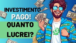 PROVA DE PAGAMENTO BITNEX SAQUE DE MAIS DE 1000 REAIS NO PIX PAGAMENTO INSTANTANEO GANHE 4 AO DIA [upl. by Aliakim615]