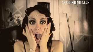 1920s Flapper Girl Halloween Makeup Tutorial 2019 SMASHINBEAUTY [upl. by Aiseneg]