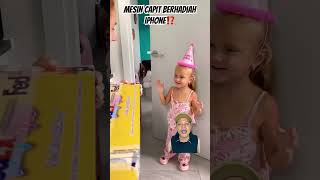 MESIN CAPIT BERHADIAH IPHONE⁉️ prank barbie funny family couple music song cover dance [upl. by Durward]