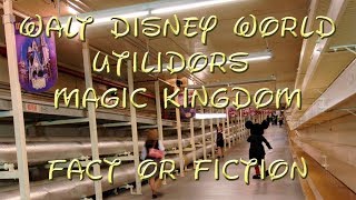 Underground Utilidors Tunnels Fact or Fiction Magic Kindom Disney World [upl. by Aihsik286]