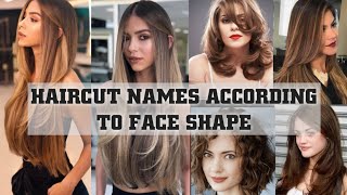 Types of haircut according to face shapewhich haircut suits on your faceTHE TRENDY GIRL [upl. by Idnarb971]