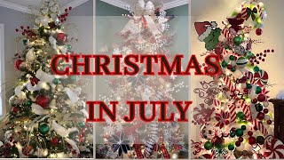 NEW Christmas In July 2024  Festive Christmas Tree Decorating Ideas  Christmas 2024 [upl. by Ailemap]