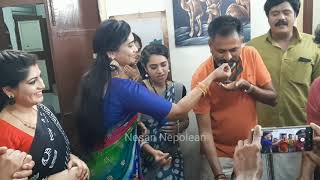 Director O N Rathnam Sir Birthday celebration at pandavar Illam shooting spot Nesan Nepolean [upl. by Alled]