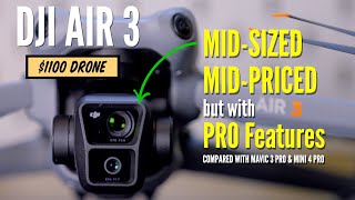 DJI AIR 3  What is the Best Drone in 2024 Mini 4 Pro amp Mavic 3 Pro  Showdown [upl. by Marve]