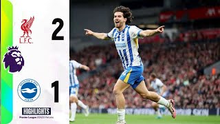 Liverpool vs Brighton 21 Highlights Premier League 2024 [upl. by Nilkcaj]