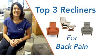 Top 3 Recliners for Back Pain [upl. by Oicelem]