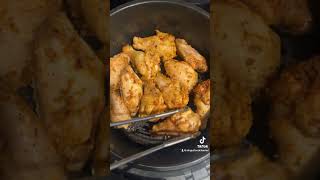 Easiest air fryer recipe for crispy party wings 🍗 [upl. by Faus634]