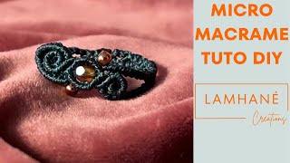 Tuto MicroMacramé DIY  Bague quotCécilequot [upl. by Crispin]