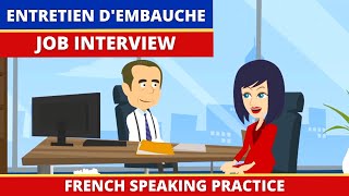 Entretien dEmbauche Francais  Job Interview Dialogue in French [upl. by Eiggam]