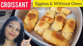 croissants  CROISSANT RECIPE l EGGLESS amp WITHOUT OVEN  CHRISTMAS RECIPE  croissantrecipe [upl. by Starla254]