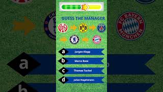 Can You Name the Managers Based on Their Teams  1 [upl. by Supat]