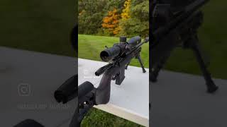 Suppressed Remington 700A1 Hunter wWOOX Furiosa Grey Chasis 308 remington 700 woox eotech [upl. by Olfe]