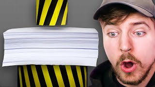 Hydraulic Press vs 1000 Sheets Of Paper [upl. by Lyall]