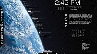 Windows10 Rainmeter Desktop Customization Tool Tutorial [upl. by Bartel519]