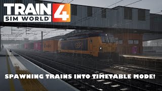 TSW 4  Spawning Trains Into Timetable Mode ECML [upl. by Audris]