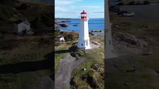 Newly renovated lighthouse louisbourg cape Breton nova Scotia capebretonisland walkingtrail [upl. by Giselbert]