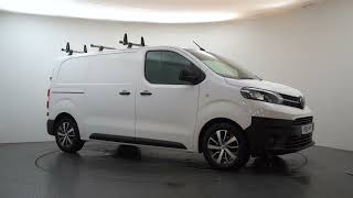 YP69PPF Versatile Toyota Proace 15D 120 Icon MWB Panel Van in Vivid White with Air Con amp Roof Bars [upl. by Mowbray]