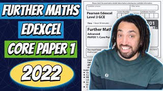 2022 Edexcel Further Maths A Level Core Pure Paper 1 Walkthrough [upl. by Attenoj]