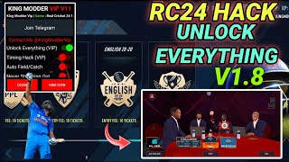 Real Cricket 24 Mod Apk 18 Unlimited Money  Tickets Unlock Everything Timing Hack Real Cricket 24 [upl. by Aniuqal343]