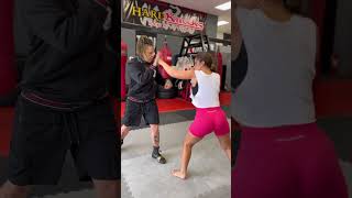 Training Amber Fields bkfc hardknocksmuaythai5844 [upl. by Ban917]