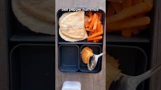 Packing lunchbox  pita bread hummus letspacklunch packedlunch [upl. by Ellicul]