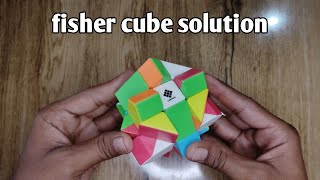 How to does newbie solve a fisher cube  fisher cube example solve [upl. by Notsuoh894]