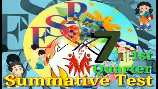 EsP7 Quarter1 Summative Test [upl. by Lennad467]