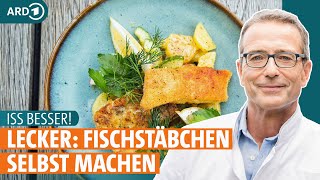 Einfach und gesund Brotaufstrich und Fischstäbchen  ARD Gesund [upl. by Longan]