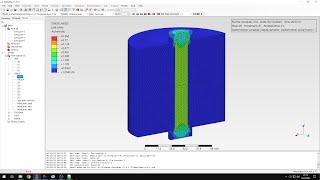 PrePoMax CalculiX FEA  Tutorial 34  Bolted joint with preload [upl. by Arikahs]