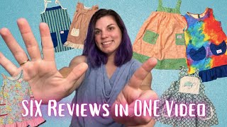 6 Dress Pattern Reviews in 1 Video projectdressagirl2024 [upl. by Corvese]