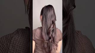 Cute easy hairstyles for medium long hair 🤎✨ hairtyles hairtok hair explorepage shorts [upl. by Phyllis]