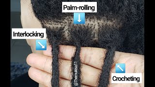 How to  3 Methods to retwist or retighten your Locs in 2022 [upl. by Allehcram]