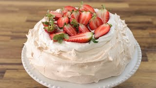 Pavlova Recipe  How to Make Pavlova [upl. by Ahsaekal]