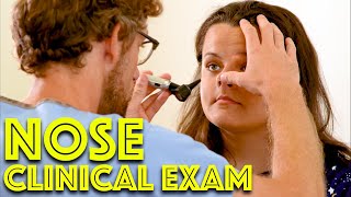 Nose Examination OSCE and Nasal Cavity Inspection  Clinical Skills  Dr Gill [upl. by Columbus]