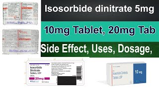 Antianginal drugs pharmacology  isosorbide dinitrate tablets ip 5mg uses in hindi  10mg uses dose [upl. by Aneel758]