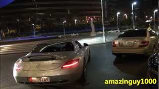 AMG Rampage  6x SLS AMG 2x CLS 63 AMG amp C63 AMG in Dubai UAE Full HD [upl. by Middendorf195]