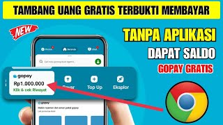 ✅ TERBARU 2024 Cara Termudah Mendapatkan Saldo Gopay Gratis Tanpa Aplikasi Langsung Cair [upl. by Erikson964]