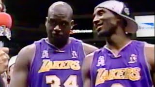 2002  Los Angeles Lakers vs New Jersey Nets  NBA Finals Game 4 [upl. by Delos]