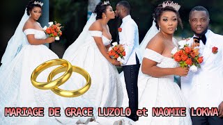 1er jour MARIAGE DE RÊVE  GRACE LUZOLO et NAOMIE LOKWA  SUR LA PLAGE avec MILOLINDAMICHOUHIRO [upl. by Cedell]