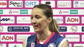 Maja Ognjenovic commenta il successo contro Bergamo [upl. by Auerbach]