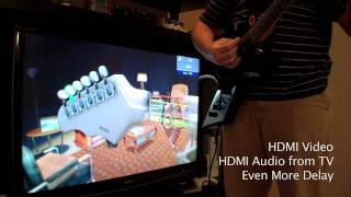 Rocksmith  Audio Lag Comparison  PS3 [upl. by Immas883]