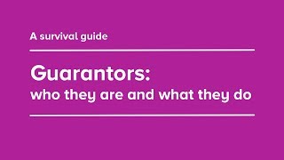 Guarantors who they are and what they do [upl. by Cinda]