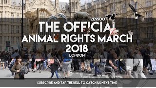 Official Animal Rights March 2018  All The Highlights [upl. by Celle]