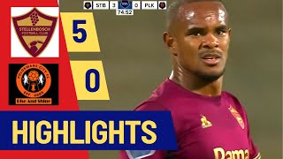 Stellenbosch fc vs Polokwane city  Dstv premiership league  Highlights [upl. by Rowell]