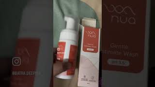 Nua intimate wash 👍 ytshorts viral skincares [upl. by Eido]