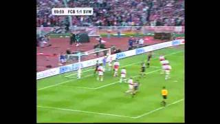 Bayern  Bremen 56 nE DFBPokalfinale 1999 [upl. by Aihsrop94]