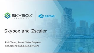 Zscaler integration with Skybox Security Demo [upl. by Nylyoj451]